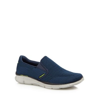 Skechers Navy 'Equalizer  Double Play' slip-on shoes